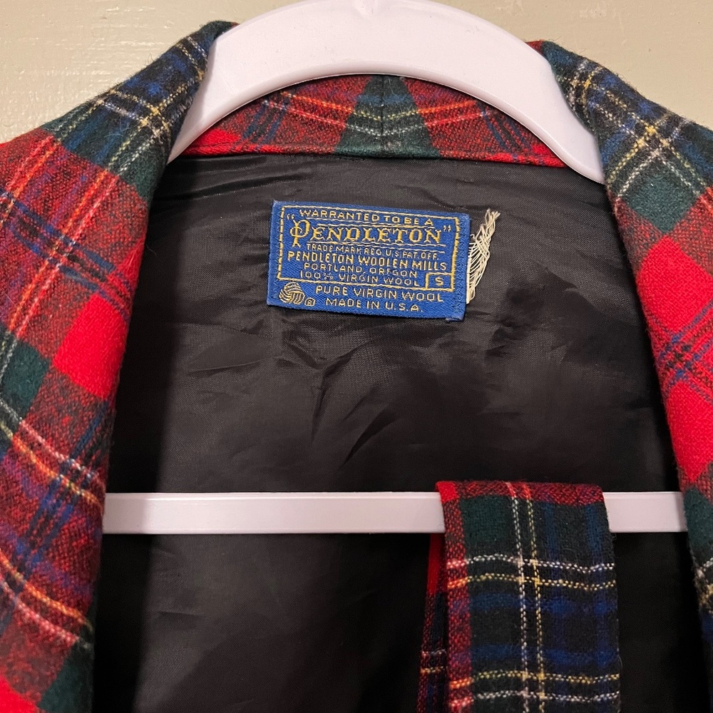 Vintage Pendleton wool robe